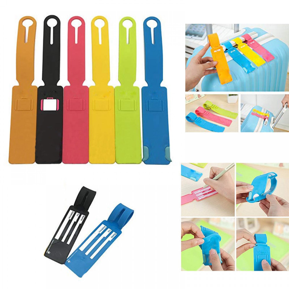 Custom Printed Silicone Luggage Tag Custom Printed Silicone Luggage Tag