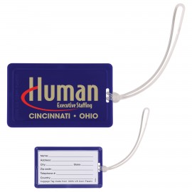 NatureAd Corn Plastic Luggage Tag with Logo  NatureAd Corn Plastic Luggage Tag with Logo