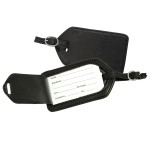 Navajo Canyon Leather Luggage Tag with Logo