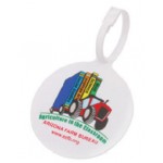 Circle Luggage Tag Custom Printed