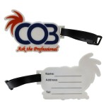 Custom Imprinted Custom Bag and Luggage Tag w/Back Imprint