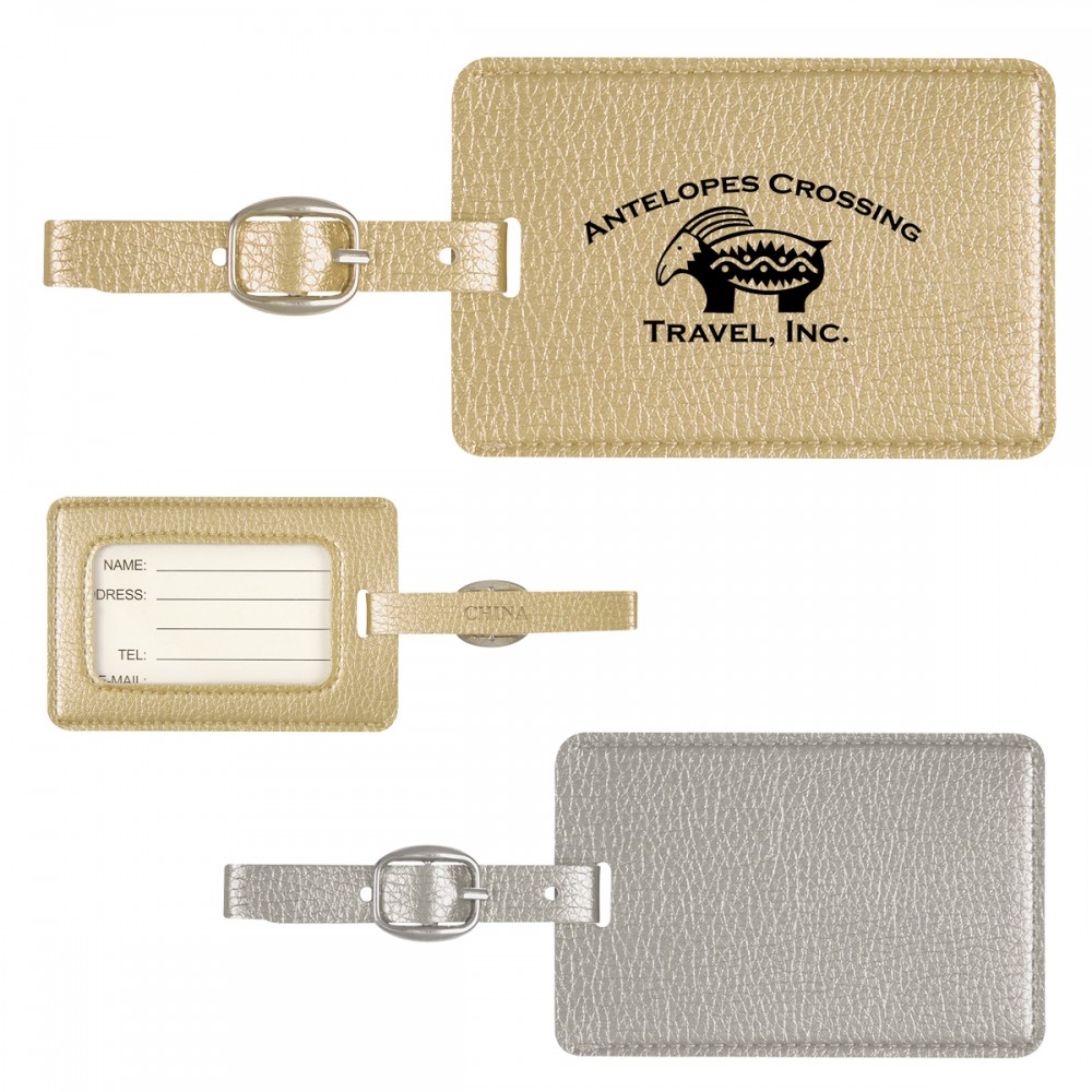 Custom Printed Metallic Luggage Tag Custom Printed Metallic Luggage Tag