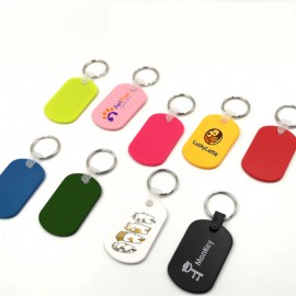 Plastic Hotel Keychain / Motel Key Tag with Logo