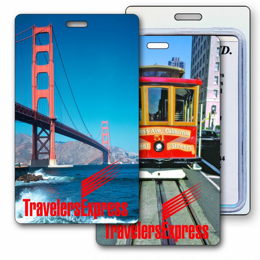 Logo Branded 3D Lenticular San Francisco/ Cable Car Stock Image Luggage Tag (Imprinted) Logo Branded 3D Lenticular San Francisco/ Cable Car Stock Image Luggage Tag (Imprinted)