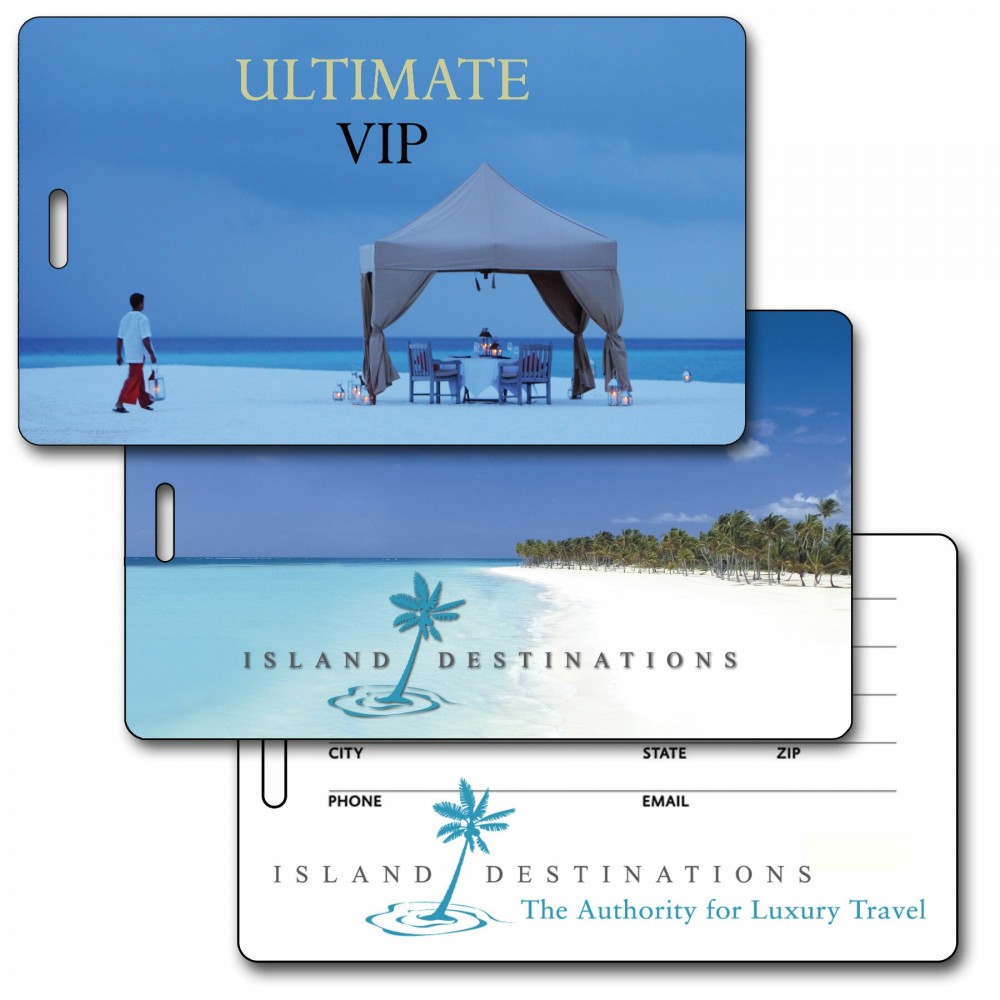 3D Lenticular Luggage Tag (Full Custom Designed) Logo Branded 3D Lenticular Luggage Tag (Full Custom Designed) Logo Branded