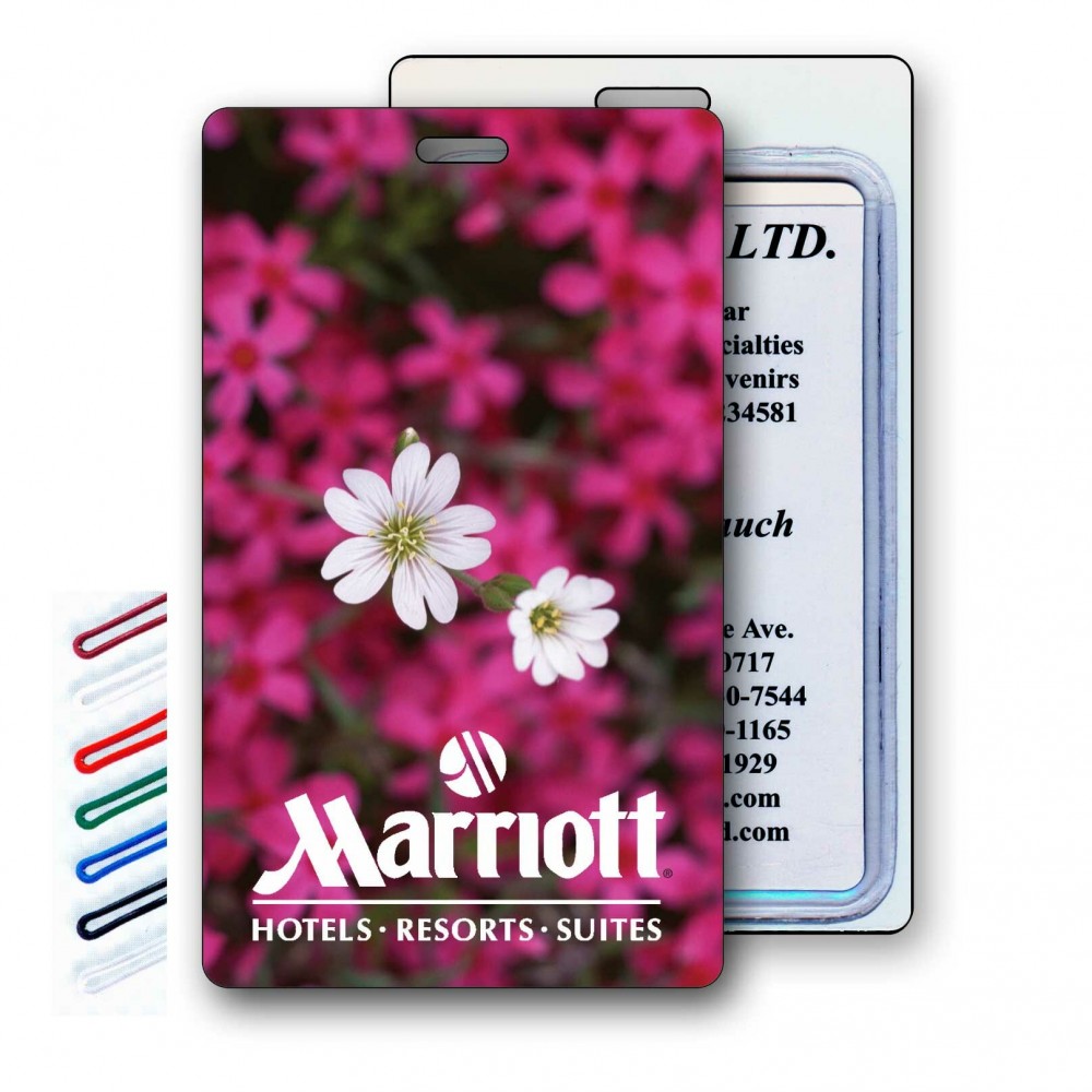 Logo Branded 3D Lenticular Luggage Tag (Full Custom Designed) Logo Branded 3D Lenticular Luggage Tag (Full Custom Designed)