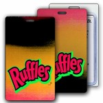 Custom Printed Lenticular Red/Yellow/Black Changing Colors Luggage Tag (Custom)