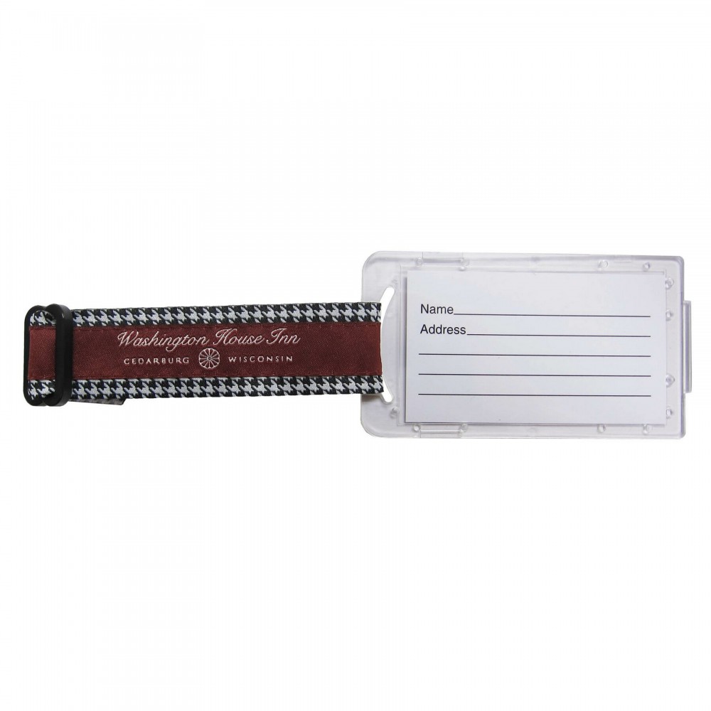 1-1/4" Elite Designer Series Luggage Tag Custom Imprinted 1-1/4" Elite Designer Series Luggage Tag Custom Imprinted