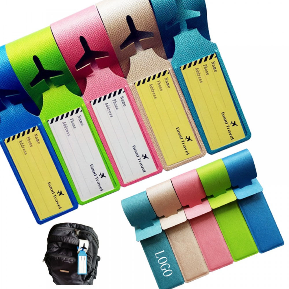 PU Baggage Tags Custom Printed PU Baggage Tags Custom Printed