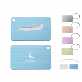 Custom Skeleton Airplane Shape Luggage Tag (Economy Shipping)