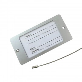 Aluminum Acrylic Luggage Tag with Logo