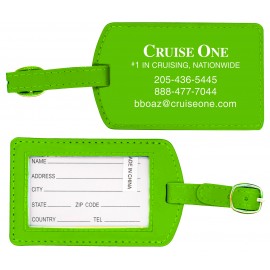 Custom Imprinted Wrap-Lock Luggage Tag