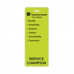 Full Color Write On Tag (Rectangle 2.125"x5.375") Custom Imprinted