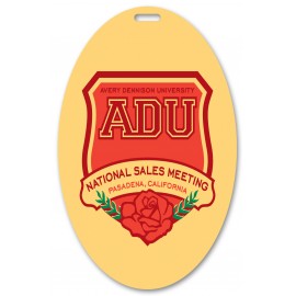 Customized Write-on Tag (3.5"x5.5") Oval