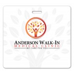 Logo Branded Full Color Write On Tag (Rectangle 3.125"x3.375")