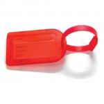 Luggage Tag - Red with Logo