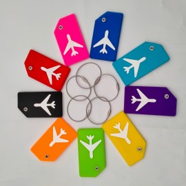 Custom Silicone Luggage Tag with Name ID Card  Custom Silicone Luggage Tag with Name ID Card