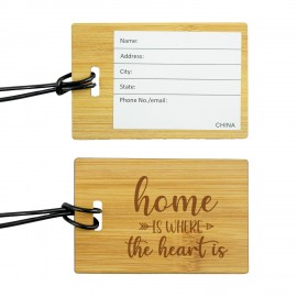 Personalized Blt Bamboo Luggage Tag  Personalized Blt Bamboo Luggage Tag