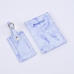 Promotional Marble Passport Cover And Luggage Tag Set