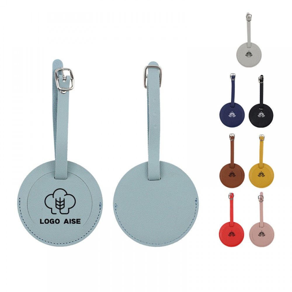 Leather Luggage Tags for Suitcase Travel Bag with Logo
