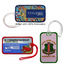 Embroidered Luggage Tags with Logo  Embroidered Luggage Tags with Logo