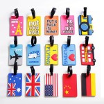 Personalized Custom 2D or 3D PVC Luggage Tag