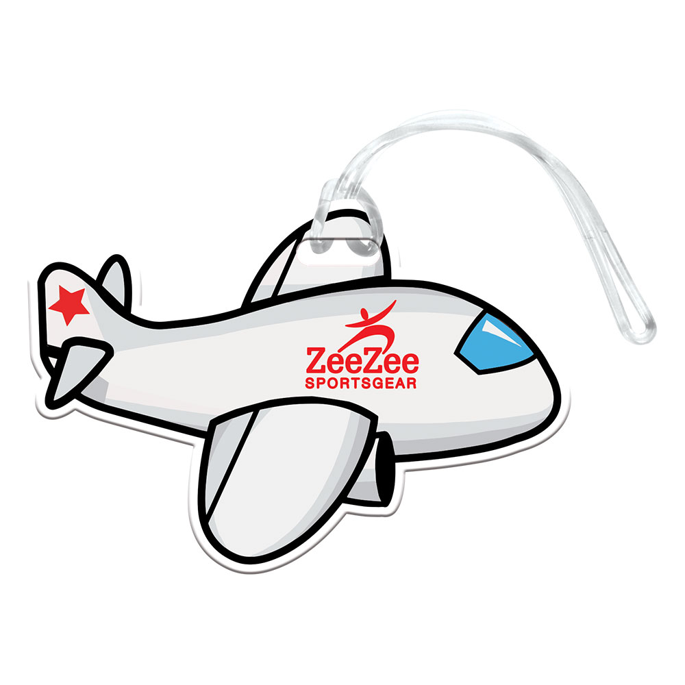 Promotional Airplane Luggage Tag