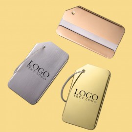 Promotional Aluminum Luggage Tag with Name Card