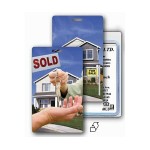 3D Lenticular Real Estate Stock Image Luggage Tag (Imprinted) Custom Printed