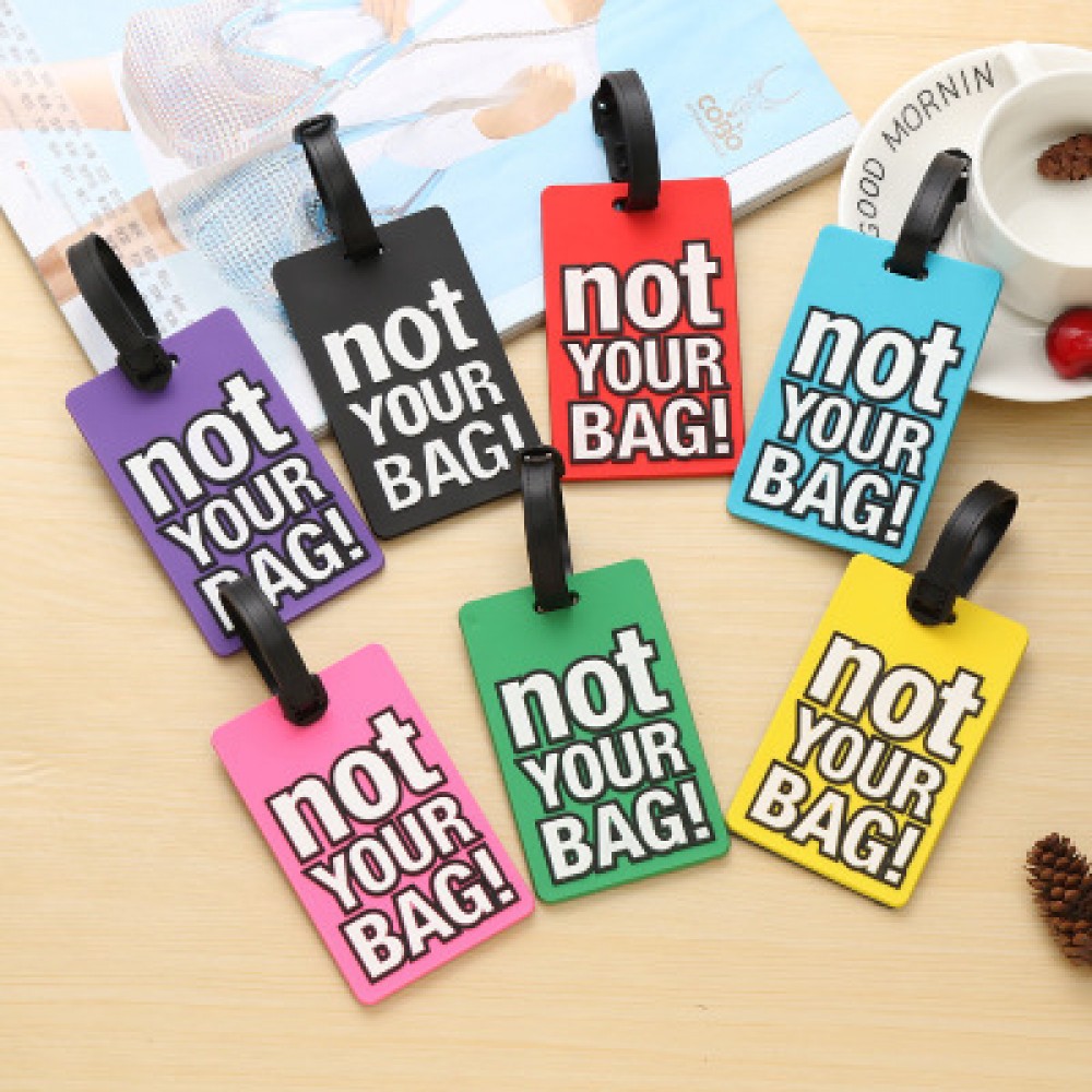 Custom Imprinted Soft Silicone Luggage Tag Custom Imprinted Soft Silicone Luggage Tag