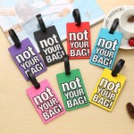 Custom Imprinted Soft Silicone Luggage Tag