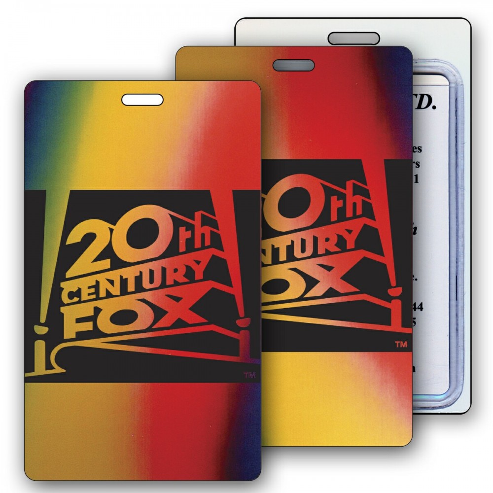 Logo Branded Lenticular Red/Yellow/Green/Black Changing Color Luggage Tag (Custom) Logo Branded Lenticular Red/Yellow/Green/Black Changing Color Luggage Tag (Custom)