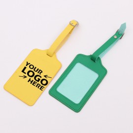 PU Leather Luggage Tag with Logo