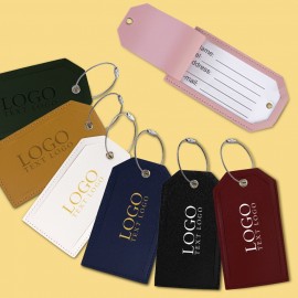 Promotional Soft Vegan Leather Luggage Tag