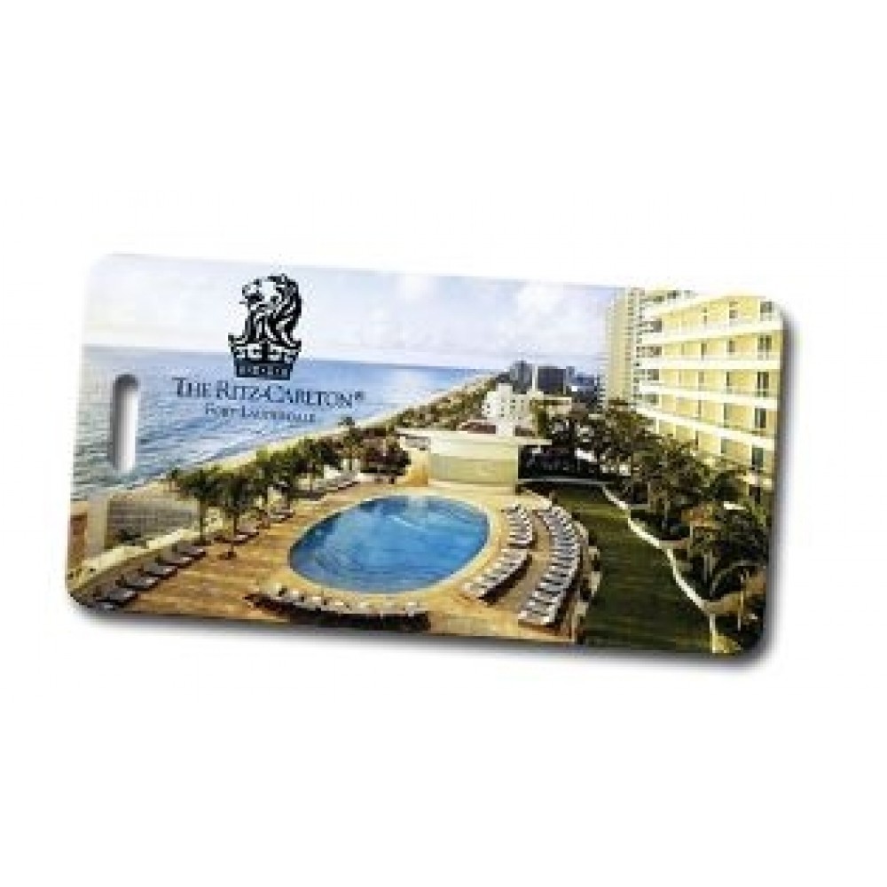 Custom Imprinted 2 1/4"X4 1/4" Luggage Tag Insert-A-Card (Standard Service) Custom Imprinted 2 1/4"X4 1/4" Luggage Tag Insert-A-Card (Standard Service)