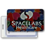 Logo Branded Lenticular 3D Heart Image Luggage Tag (Imprinted)