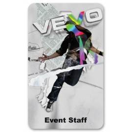 Promotional USA Made Laminated Event Tag (3"x5") Rectangle  Promotional USA Made Laminated Event Tag (3"x5") Rectangle