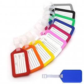Plastic Luggage Tag Rush Service with Logo