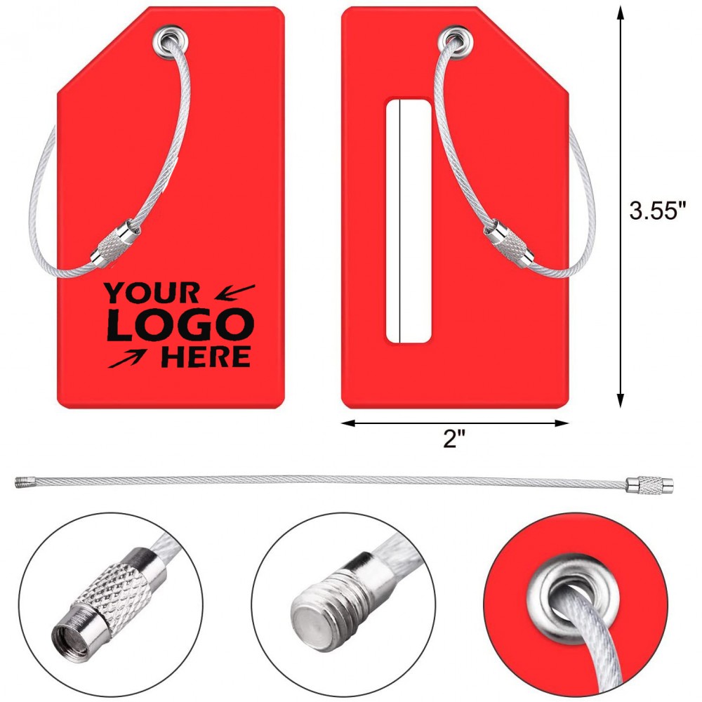 Soft PVC Luggage Tag with Logo