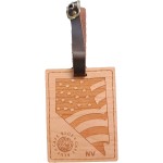 Hardwood State Luggage Tags with Logo