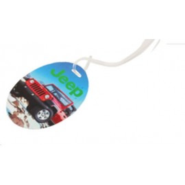 Oval Luggage Tag with Logo