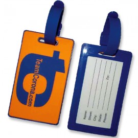 Luggage Tag Rectangle Logo Branded