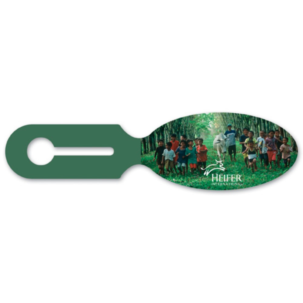 All-in-One Luggage Tags (2.5"x5" Oval) 2.5"x9.375" Logo Branded All-in-One Luggage Tags (2.5"x5" Oval) 2.5"x9.375" Logo Branded