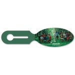 All-in-One Luggage Tags (2.5"x5" Oval) 2.5"x9.375" Logo Branded