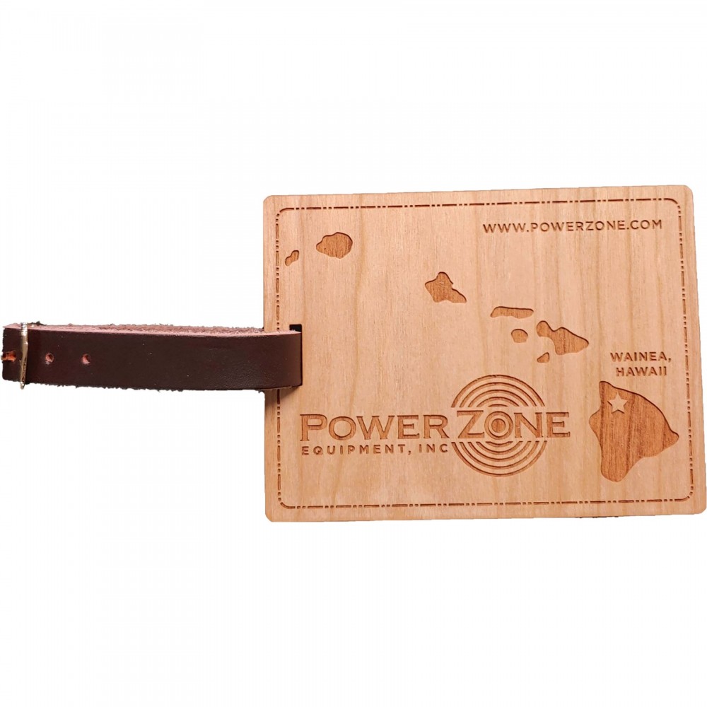Hardwood State Luggage Tags with Logo