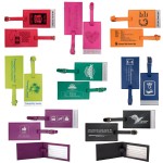 Deluxe Luggage Tag Logo Branded