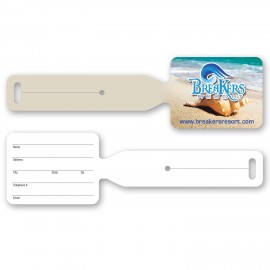 Promotional Ultra-Thin Luggage Tag - 10 mil