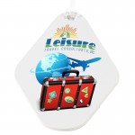Tear Drop Golf Tag With Digital Process Imprint with Logo