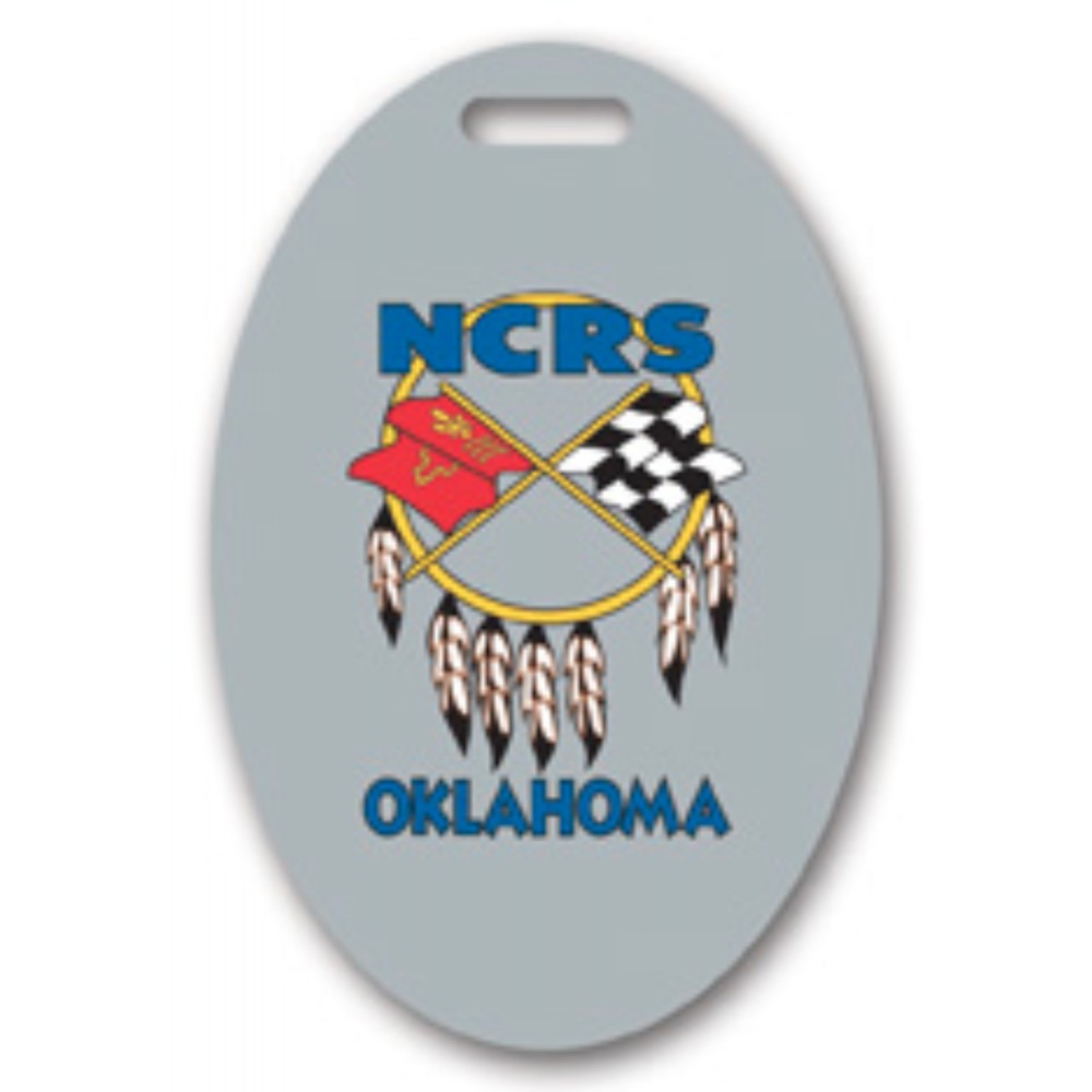 Full Color Write On Tag (Oval 2"x3") Custom Printed Full Color Write On Tag (Oval 2"x3") Custom Printed
