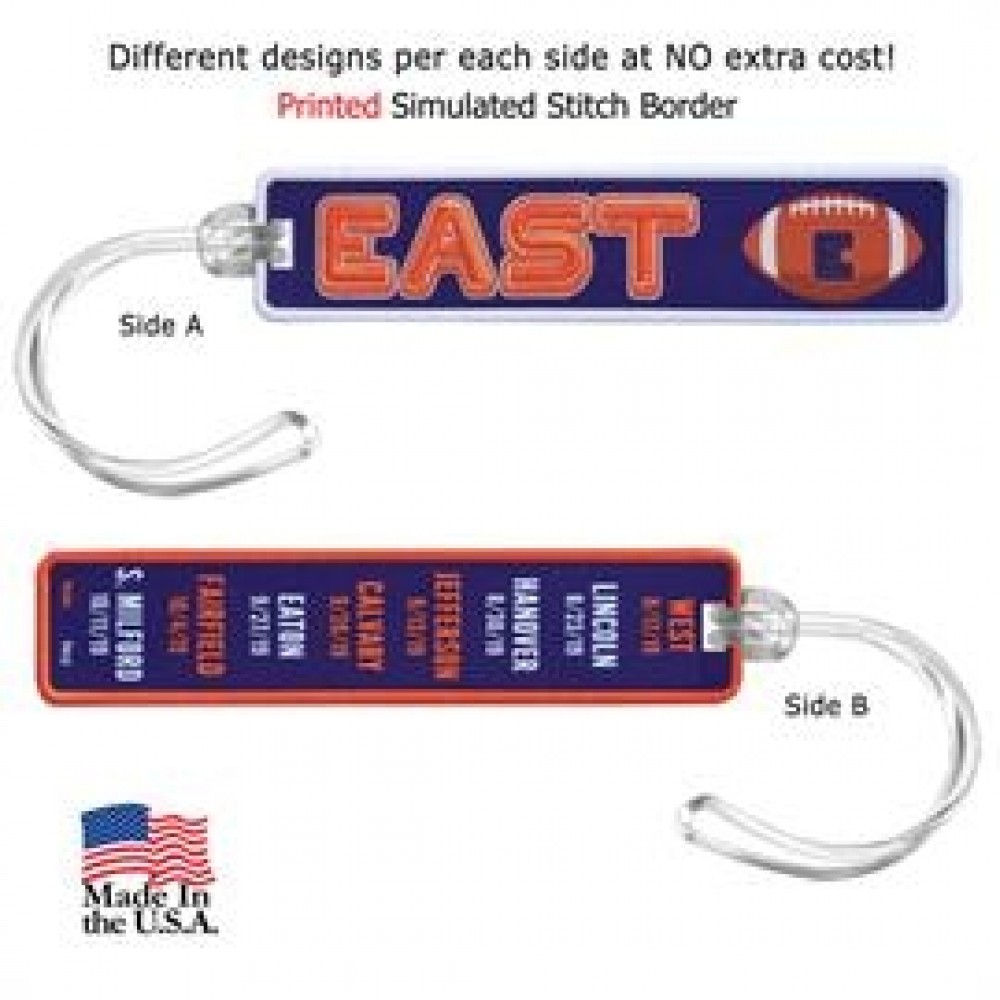 Team Tag/Key Ring w/4CP Dye Sub (2 Sided) Custom Imprinted